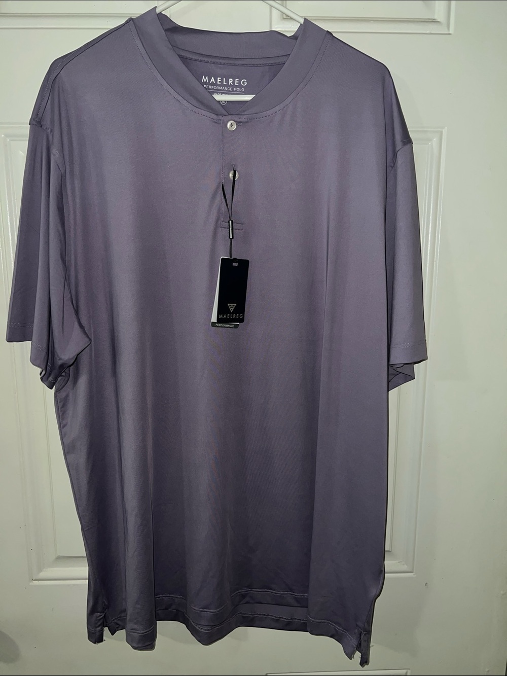 MAELREG Men's Short-Sleeve Crewneck Shirt in Dusty Lavender
